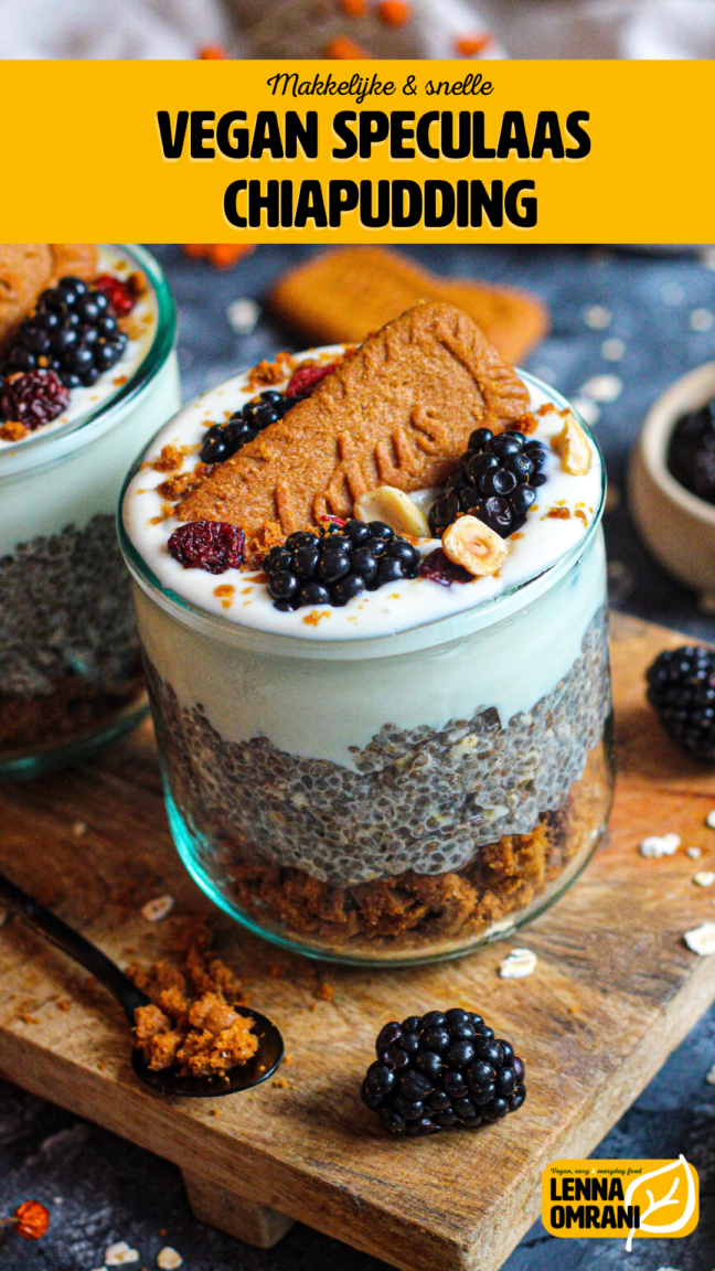 vegan speculaas chiapudding