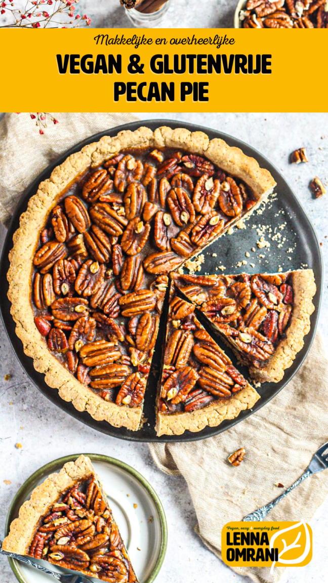 pecan taart met karamel