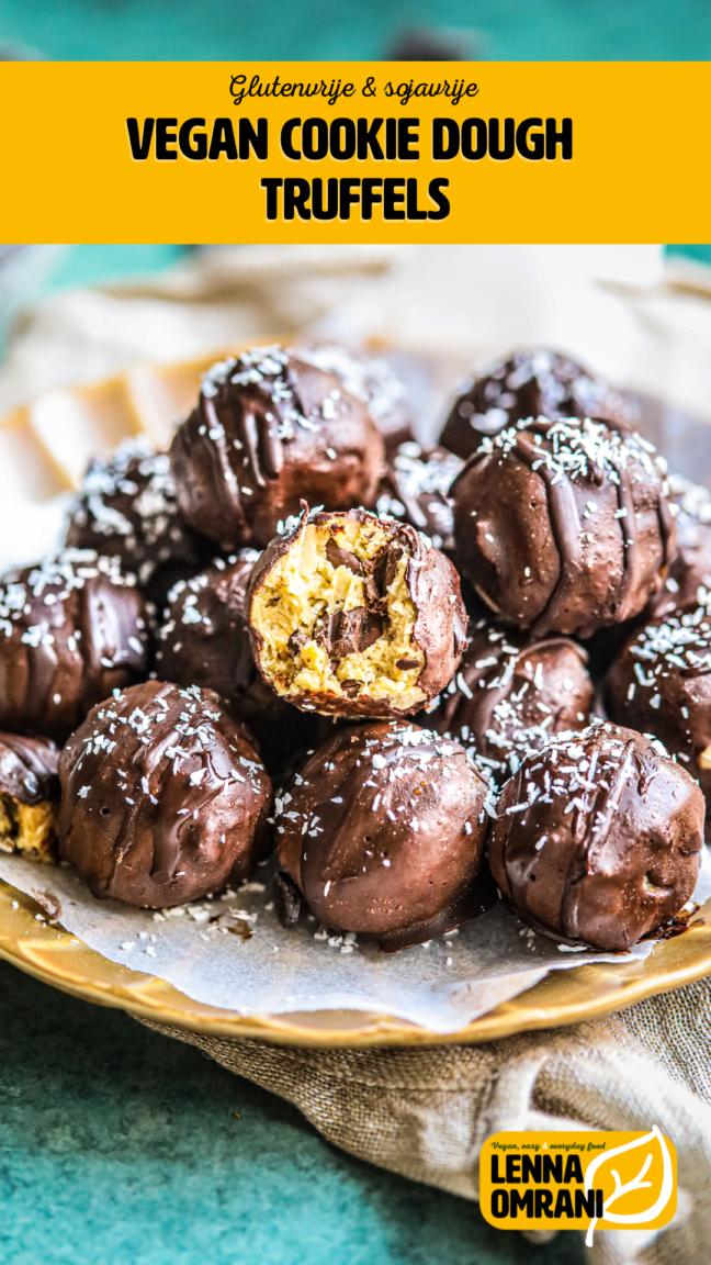 vegan cookie dough bliss balls