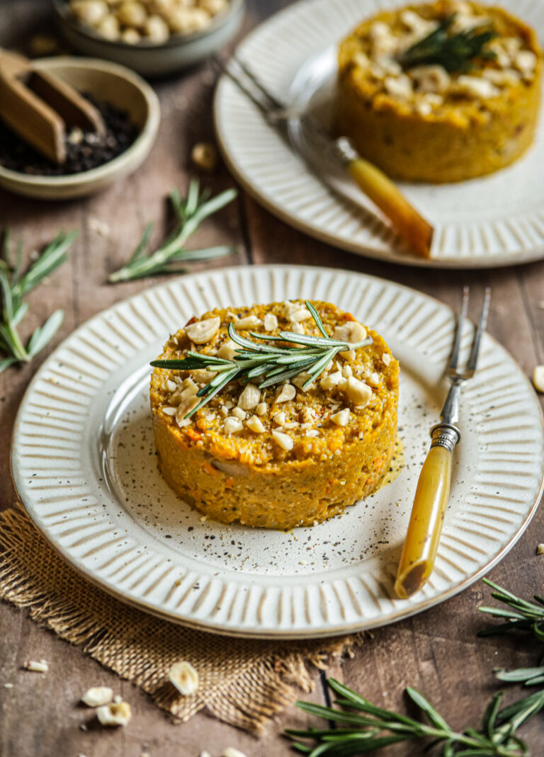 pompoen tartaar met quinoa