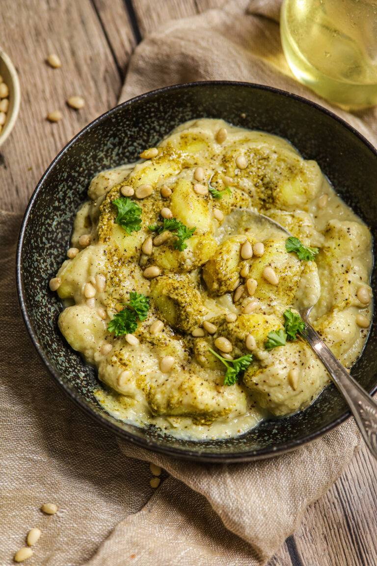 Gnocchi bloemkool pesto