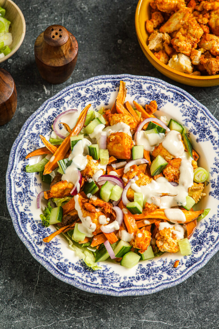 Gezonde kapsalon tofu