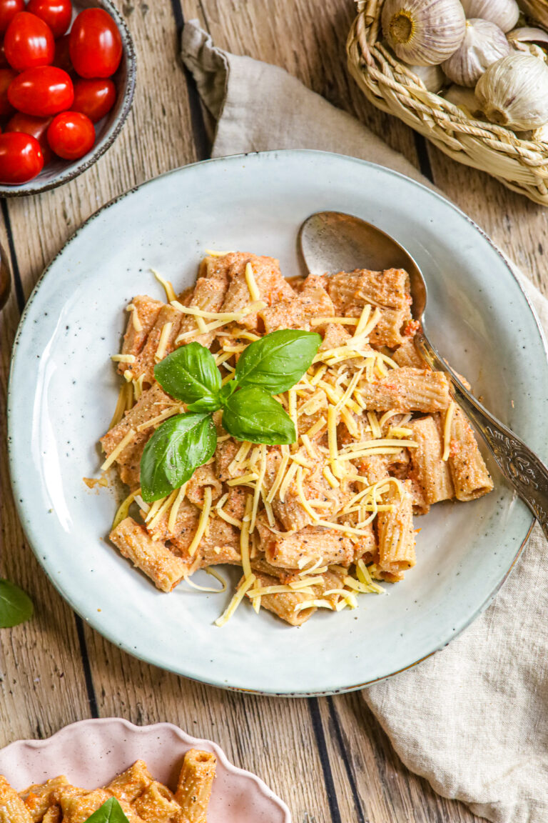 romige en eiwitrijke pasta