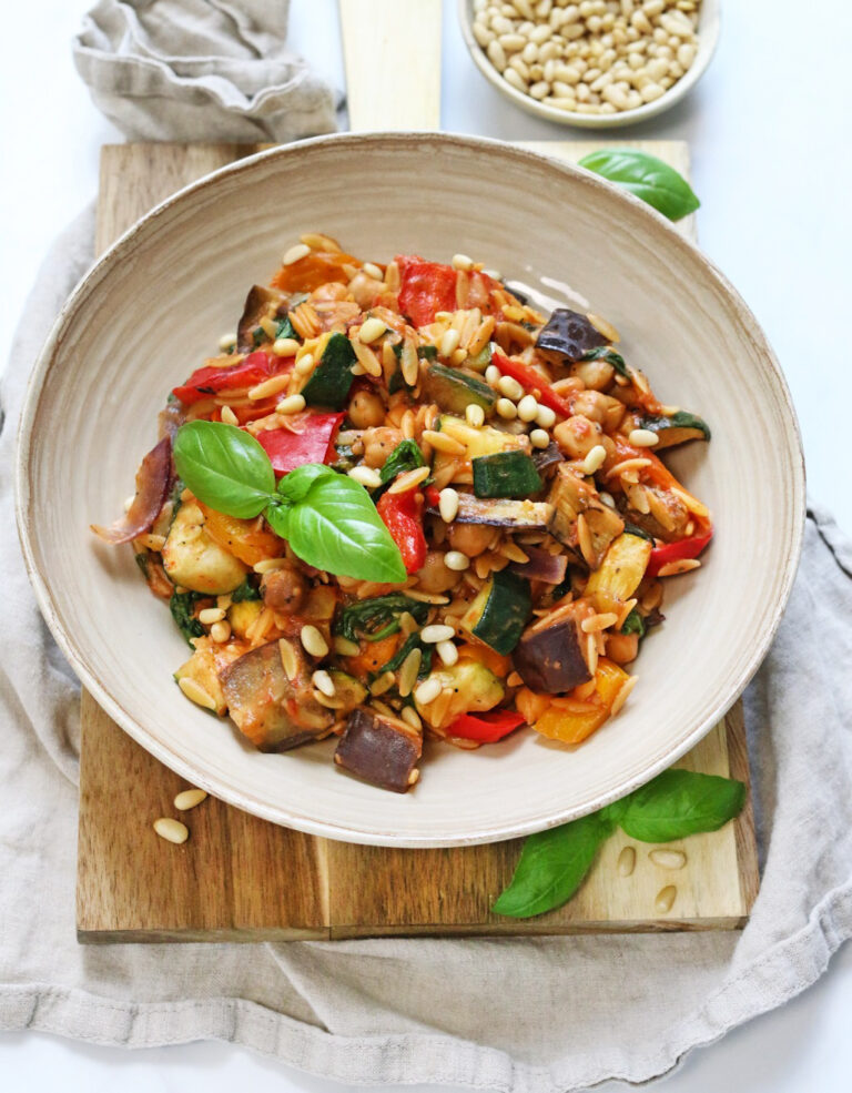 orzo ratatouille