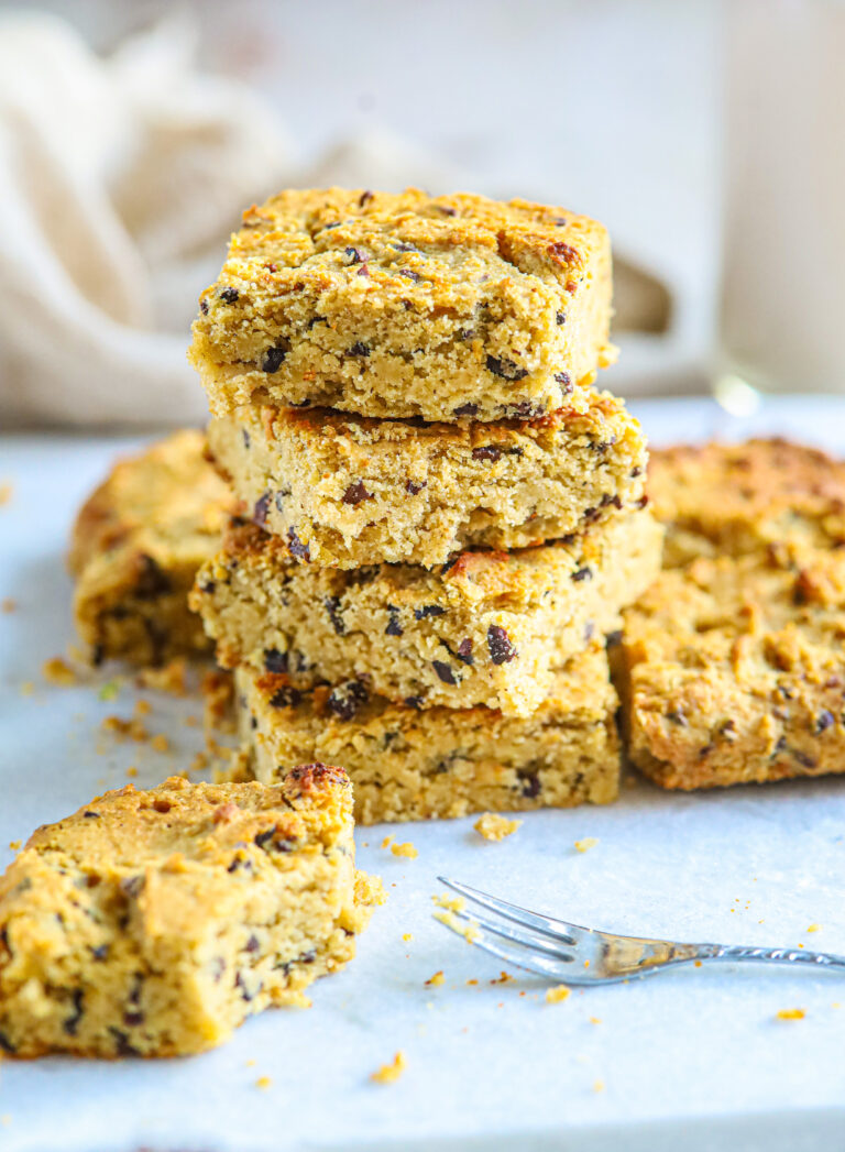 vegan blondies tussendoortje