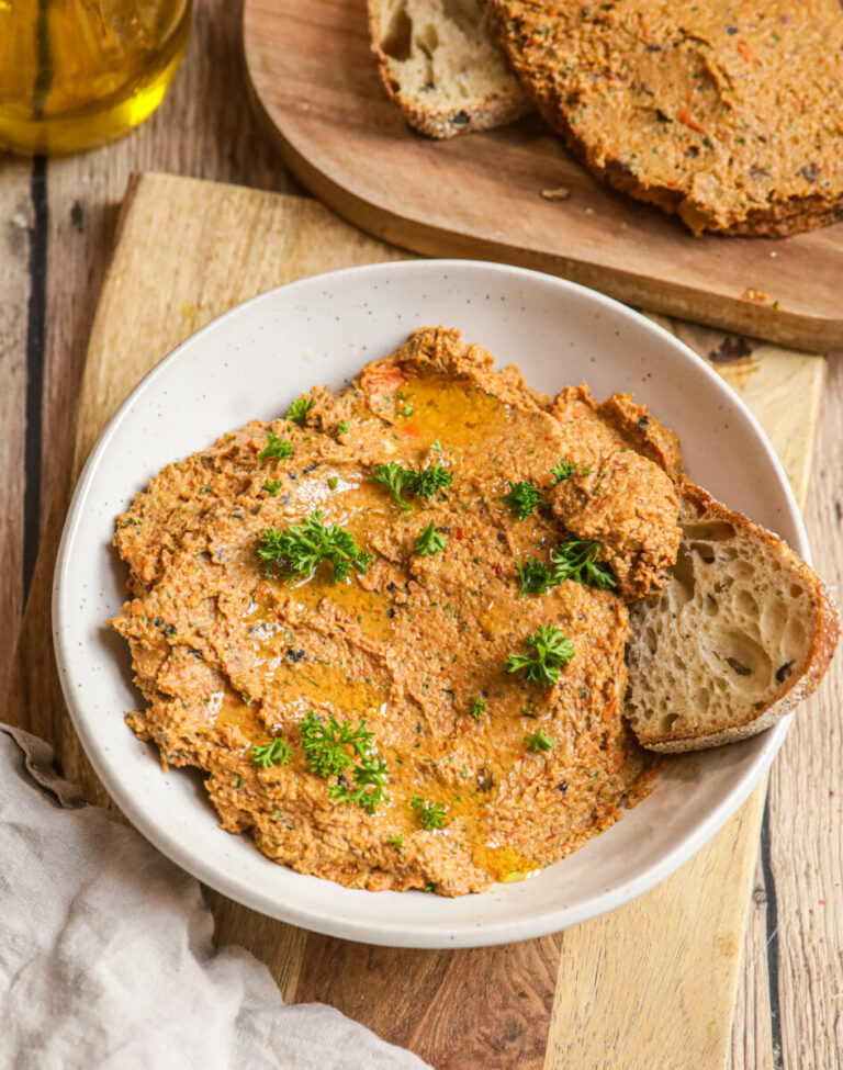 Paté van groenten als broodbeleg
