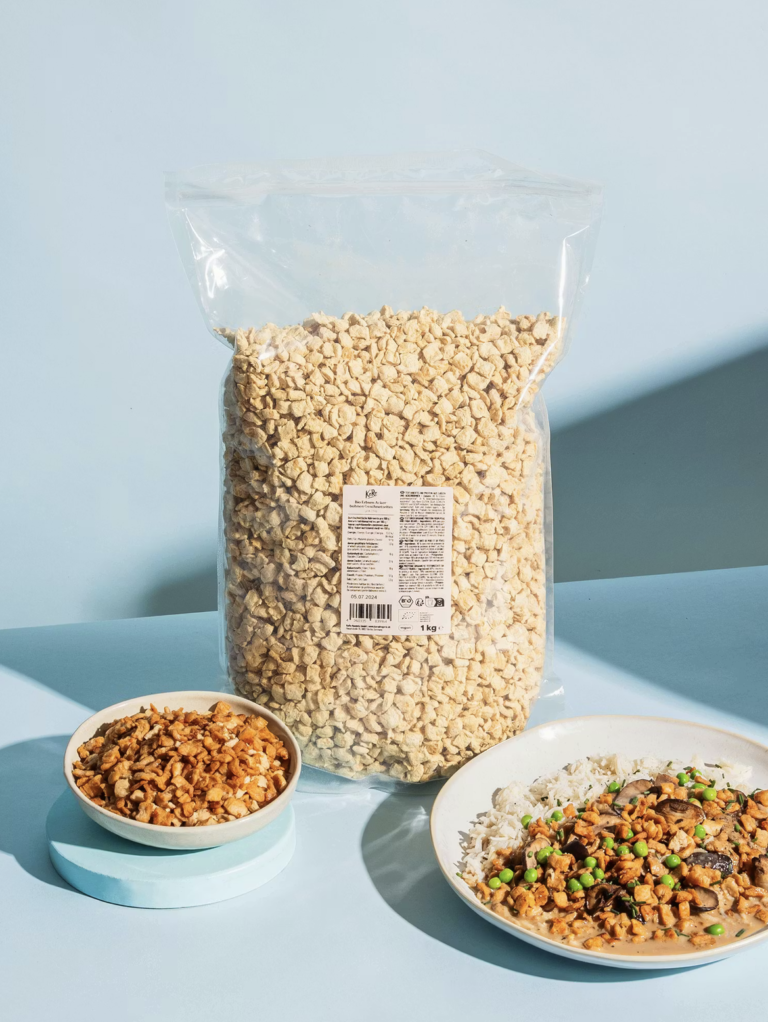 Erwten eiwit stukjes zonder soja