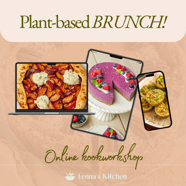 4 april '26: Online workshop 'Plant-based Brunch' (zoet, snacks, desserts)