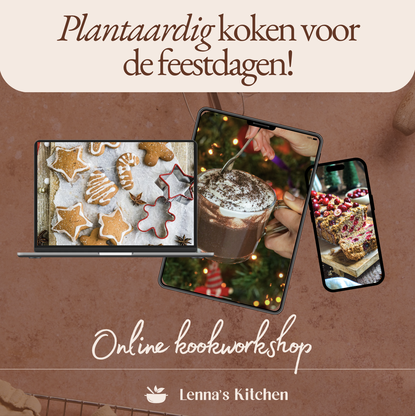 5 dec ’26: Online workshop ‘Plantaardig koken voor de feestdagen!’
